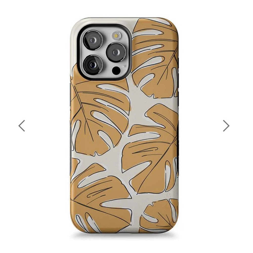 Casely Island Time Tropical Leaves iPhone 15 Pro case